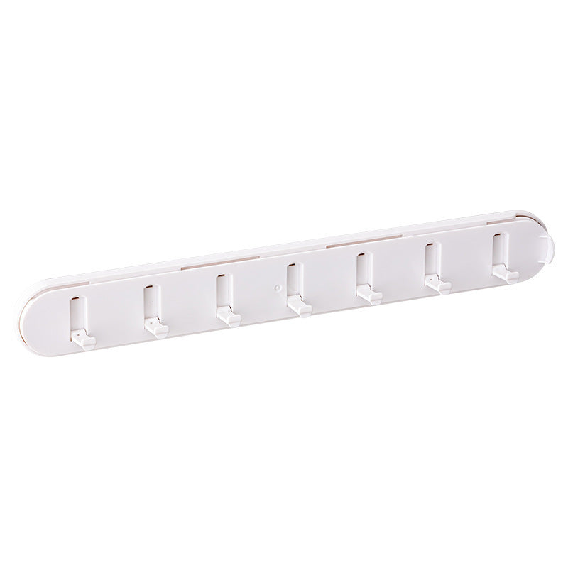Wall Mounted Coat Rack with 7 Hooks - Modern Entryway Hat and Coat Organizer
