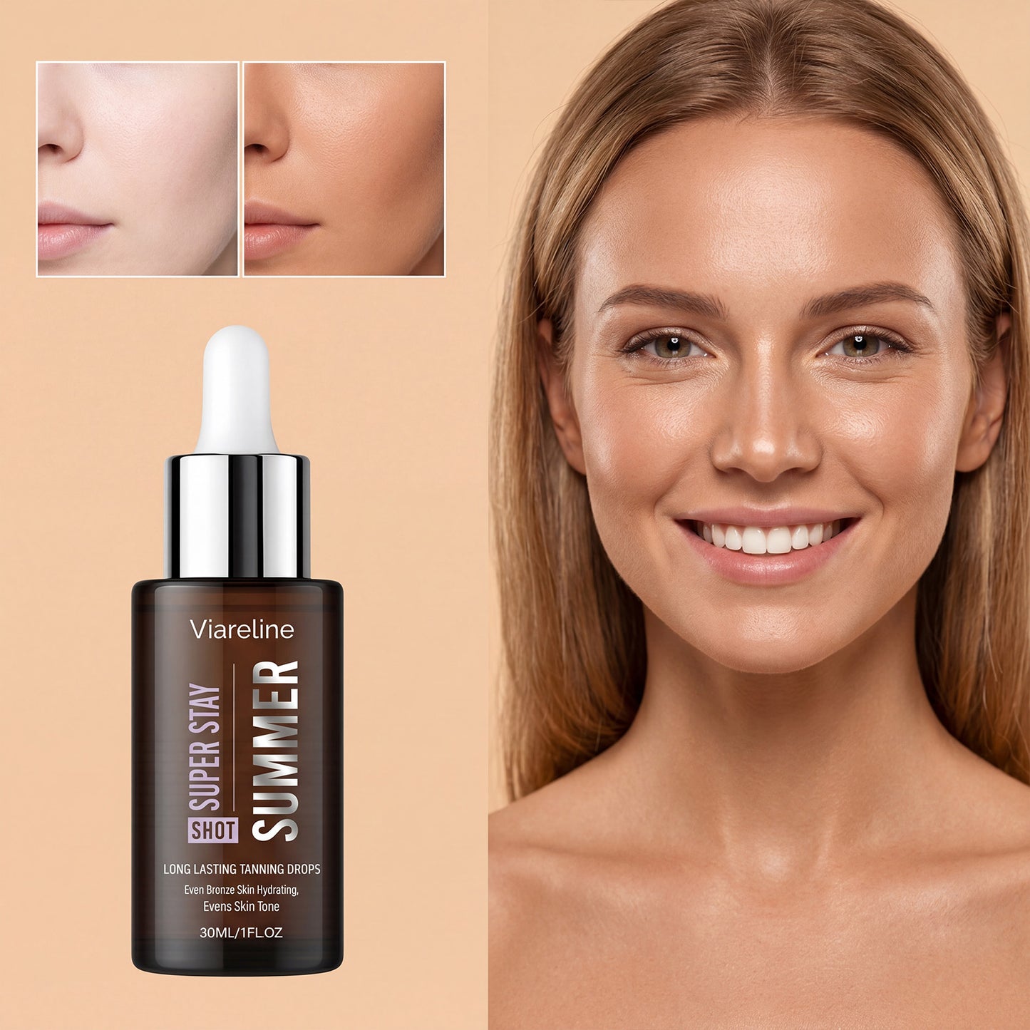 Long-Lasting Tanning Body Care - 30ml Tanning Lotion