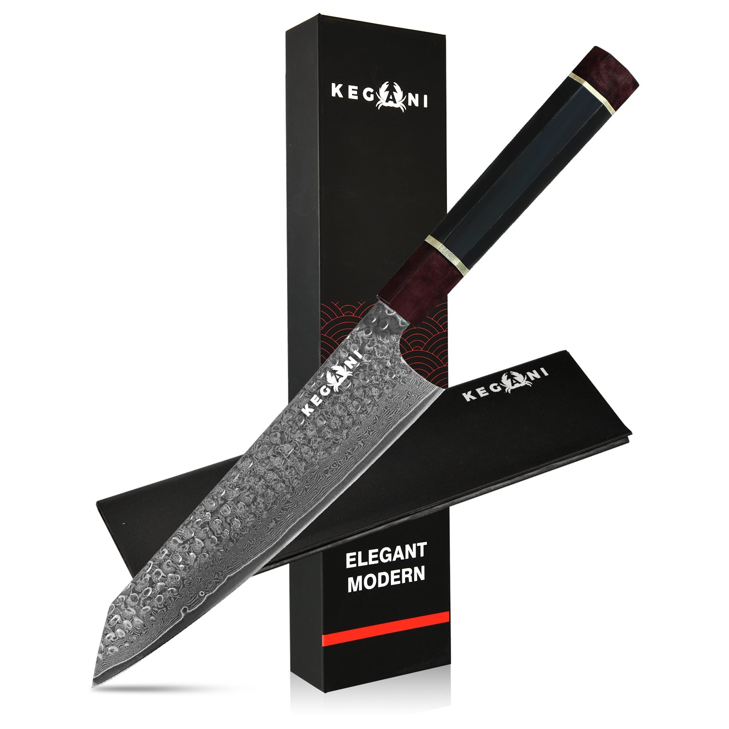 8-Inch Kiritsuke Knife - Professional VG-10 Damascus Chef Knife