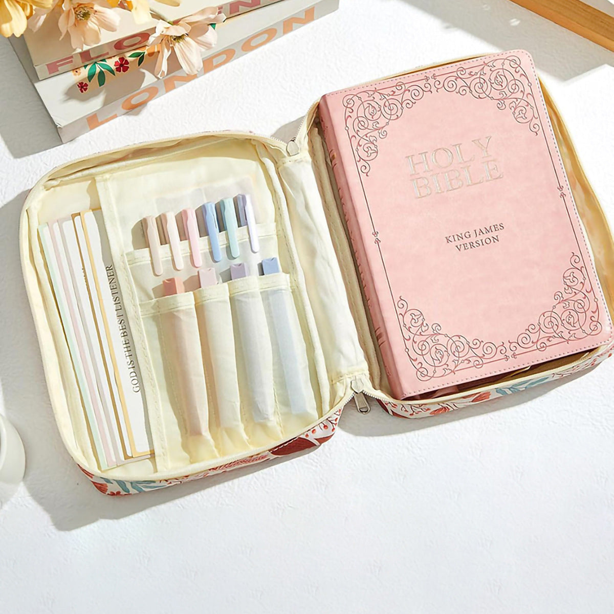 Book Storage Bag Handbag Style Travel & Desktop Organizer