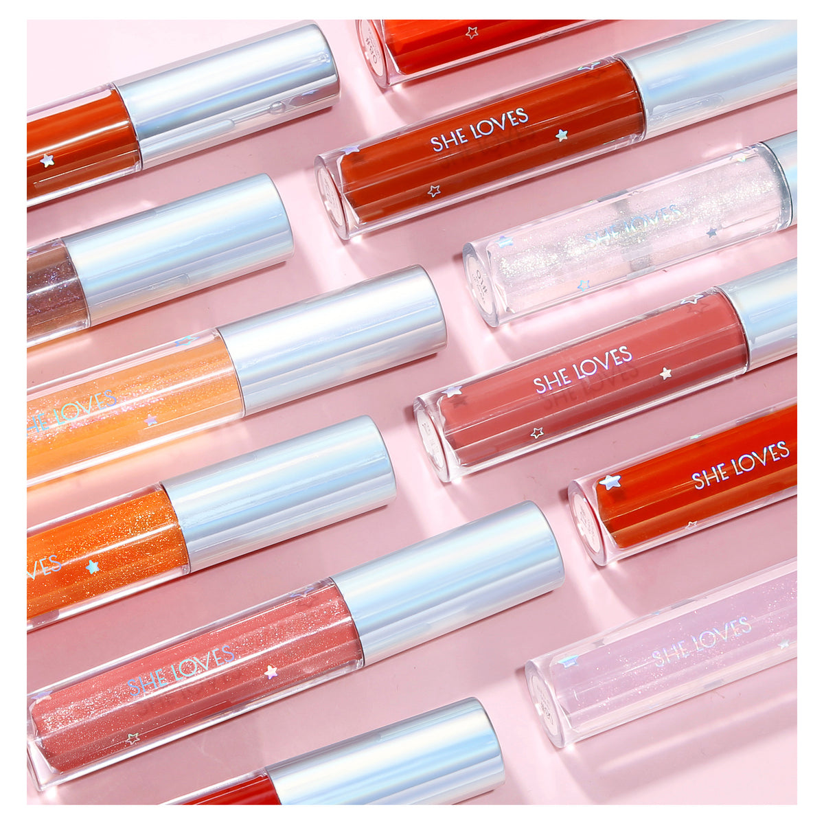 Moisturizing Lip Gloss Plumper with Glitter Shine - Multiple Colors