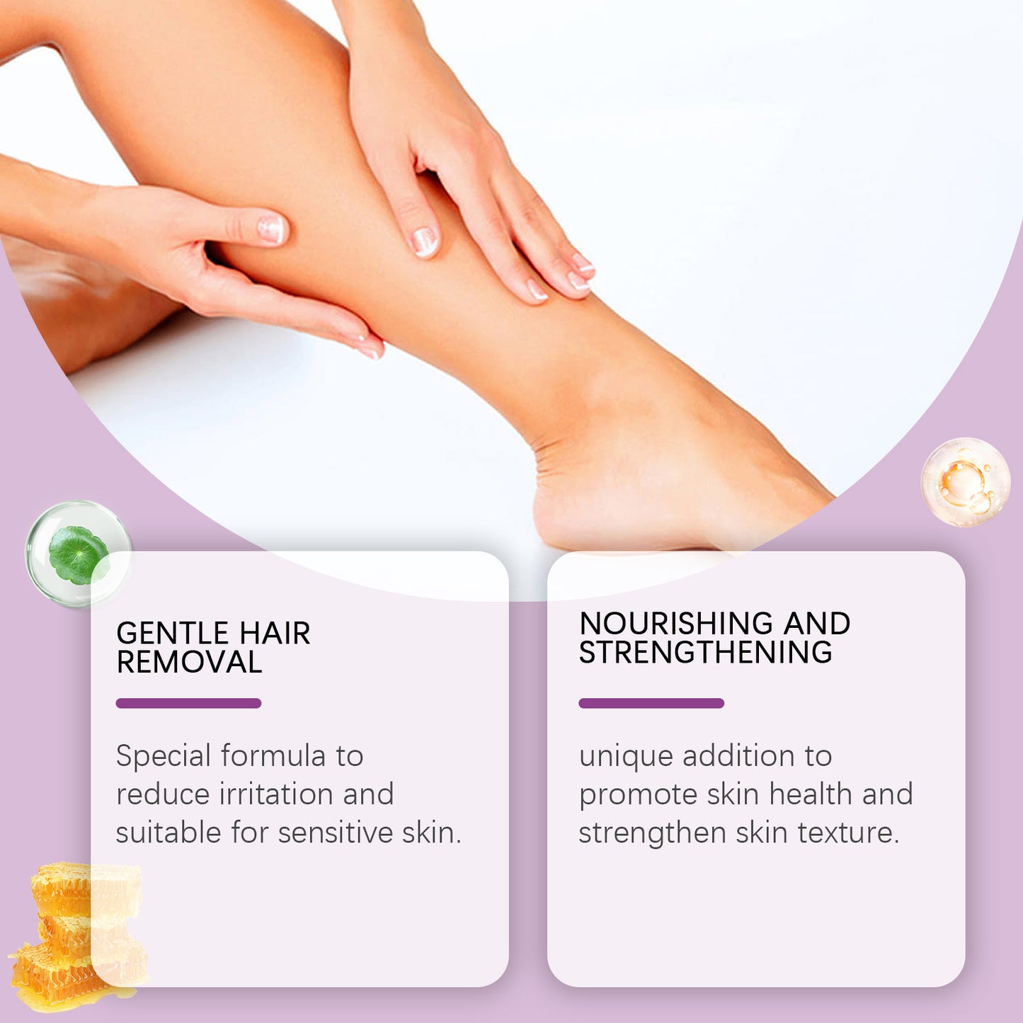 Gentle Hair Removal Cream for Sensitive Skin - 60g Body Care