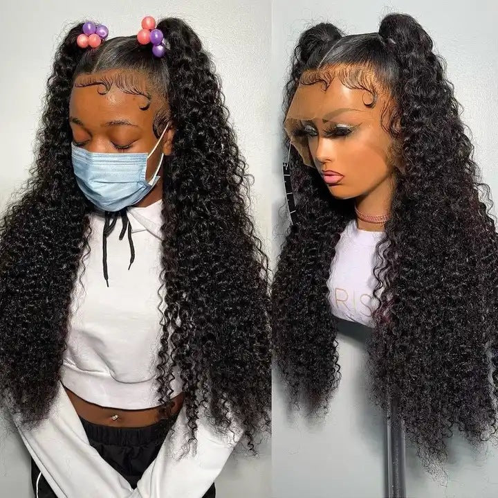 Water Wave Human Hair Lace Front Wig 13x4 & 13x6 Styles for Ladies