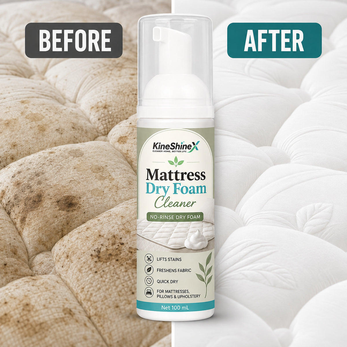 Mattress Foam Cleaner Spray for Mattress & Furniture - 60ml & 100ml Variants