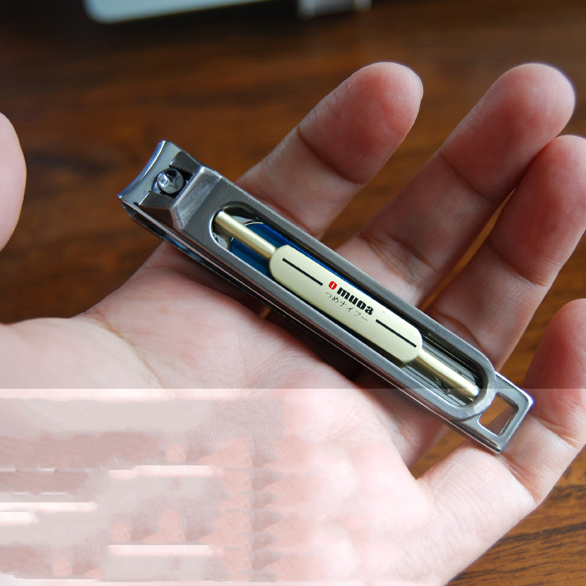 Stainless Steel Nail Clippers for Seniors - 2 Sizes