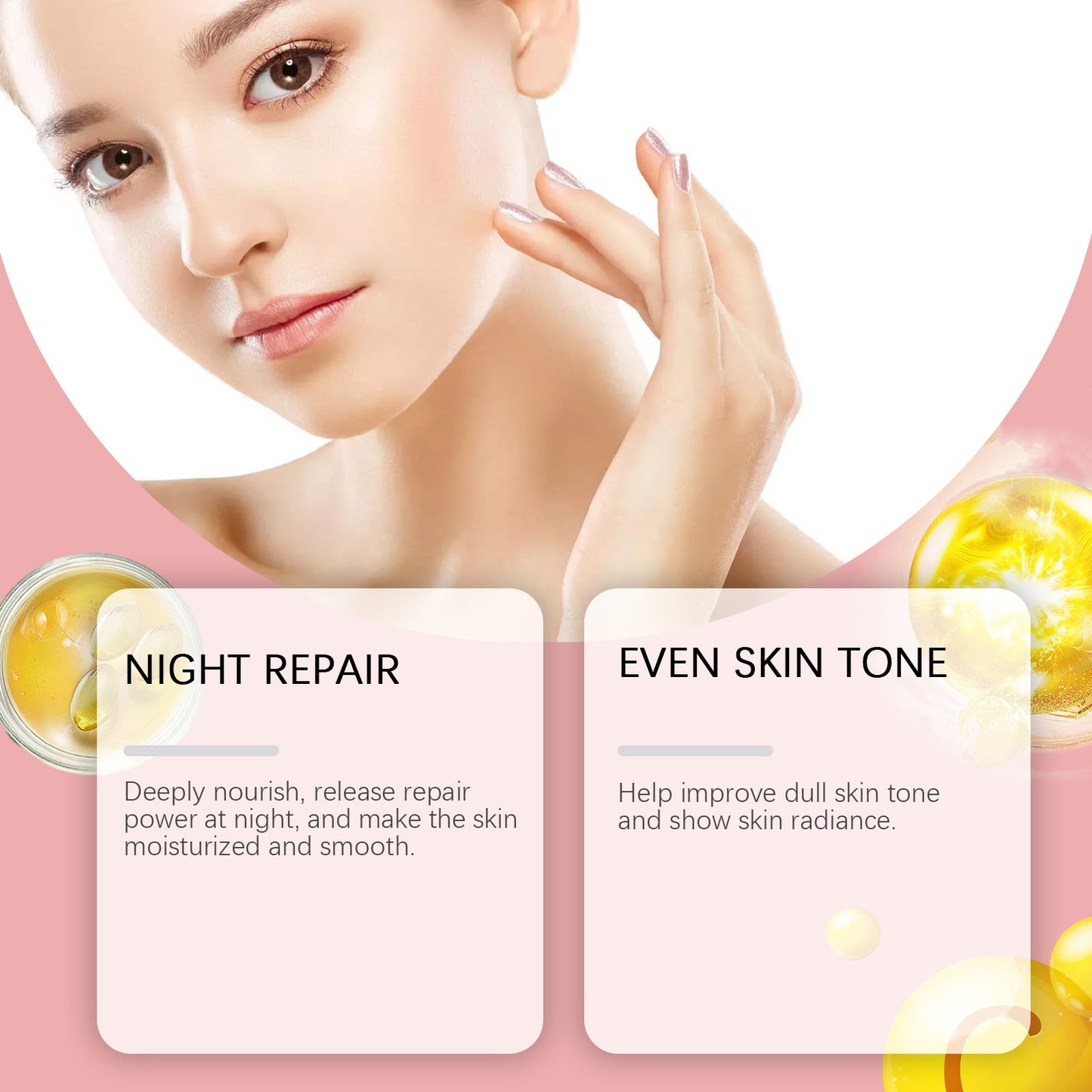 Soothing & Moisturizing Sleeping Mask - Niacinamide & Vitamin C Facial Care