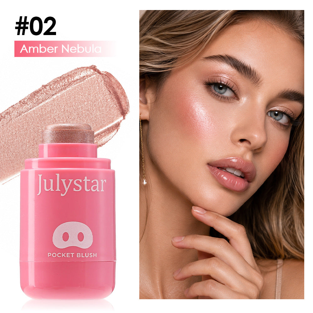 Natural Lip and Cheek Dual-Use Cream Blush - Moisturizing Tinted Makeup