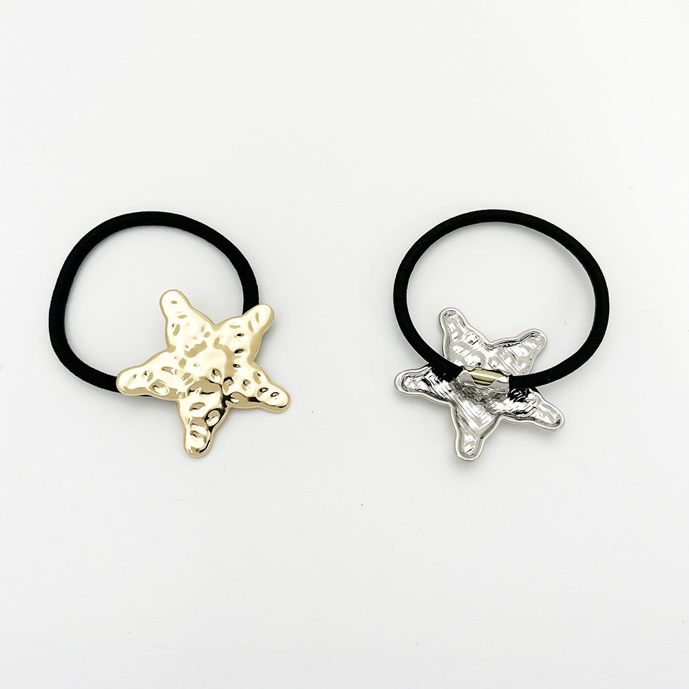 Pentagram Headband with Tassel - Elastic Hair Accessory