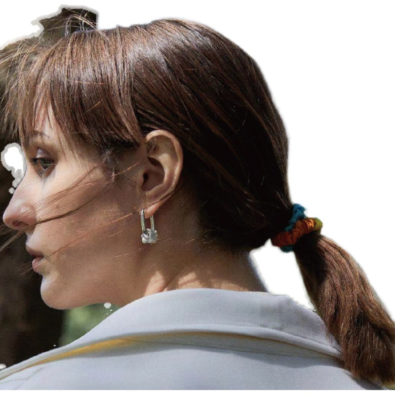 Silk Hair Tie - Romantic French Seamless Hair Accessory for Women