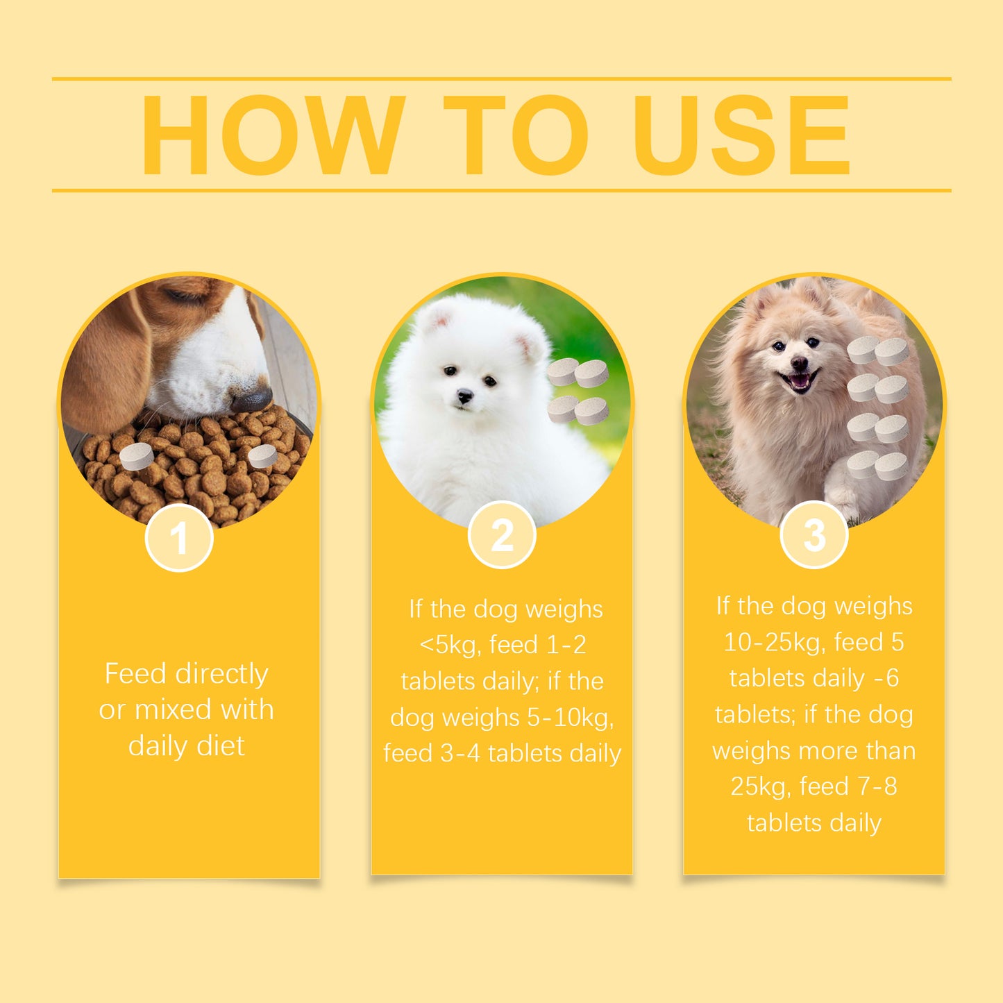 Dog Fish Oil Chewable Tablets - Skin Coat Support for Allergies & Digestion, 60 Count