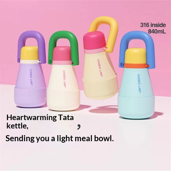 Large Capacity Insulated Water Bottle with Straw - Portable Drinkware for Women