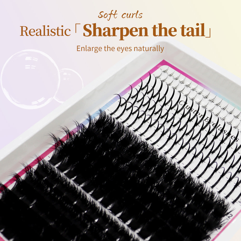 Fairy-Style Segmented Fluffy False Eyelashes - Dense, Volume & Natural Look