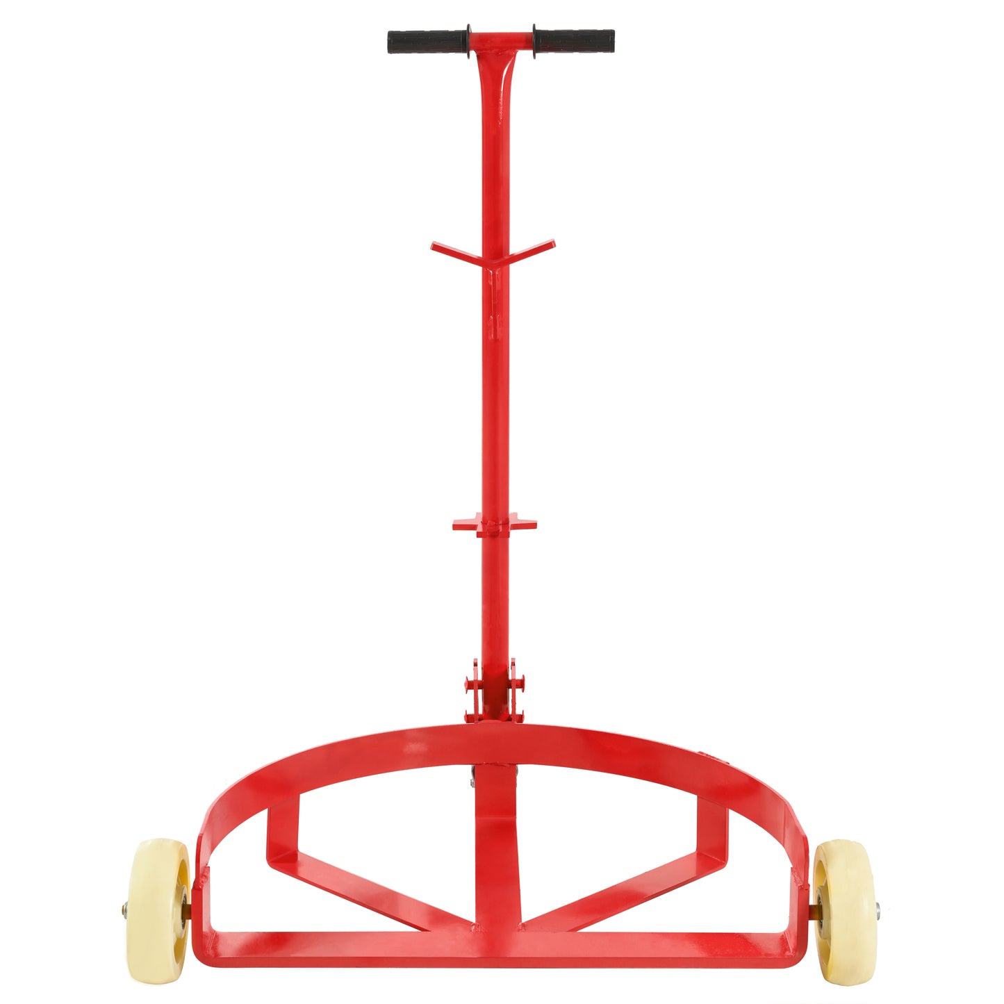55 Gallon Drum Dolly, 1200lbs Capacity, With 2 Fixed PU Wheels And 1