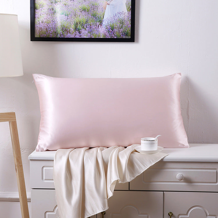 Silk Pillowcase Double-Sided European Style 100% Mulberry Satin Home Decor