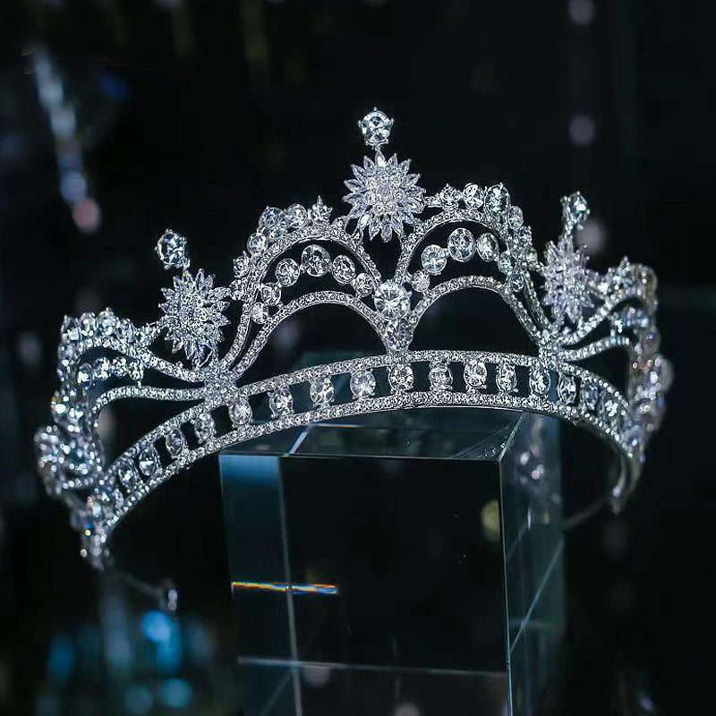 Crystal Crown Hair Hoop Headpiece