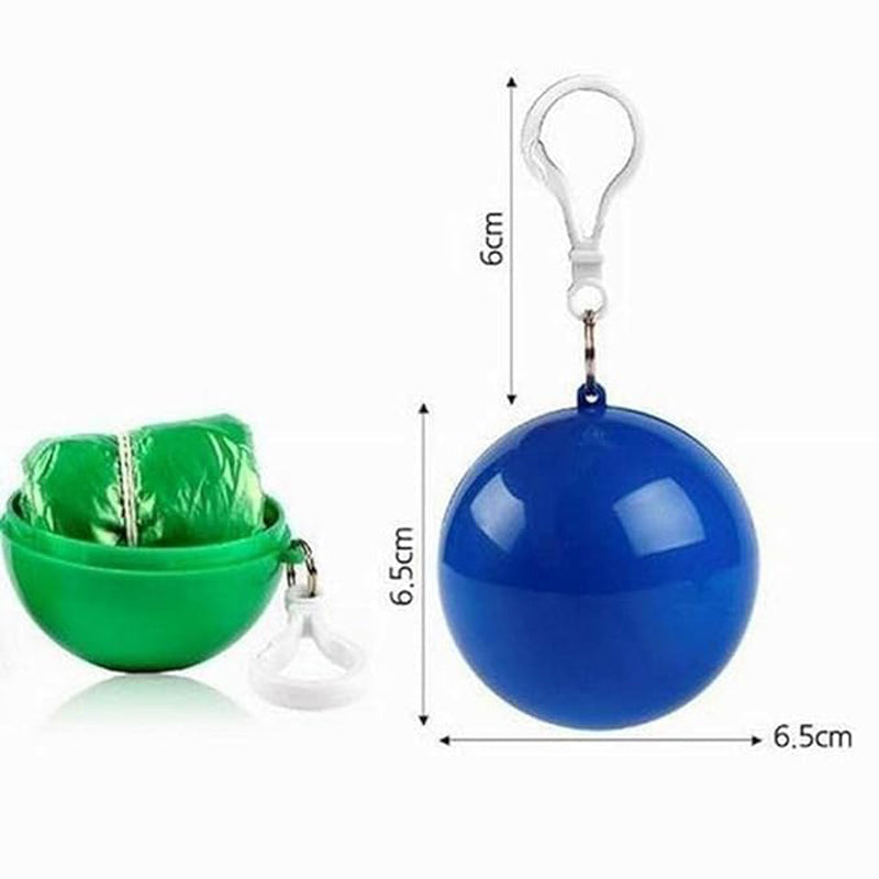 Disposable Rain Poncho for Adults - 2 Pack Waterproof Hooded Raincoat