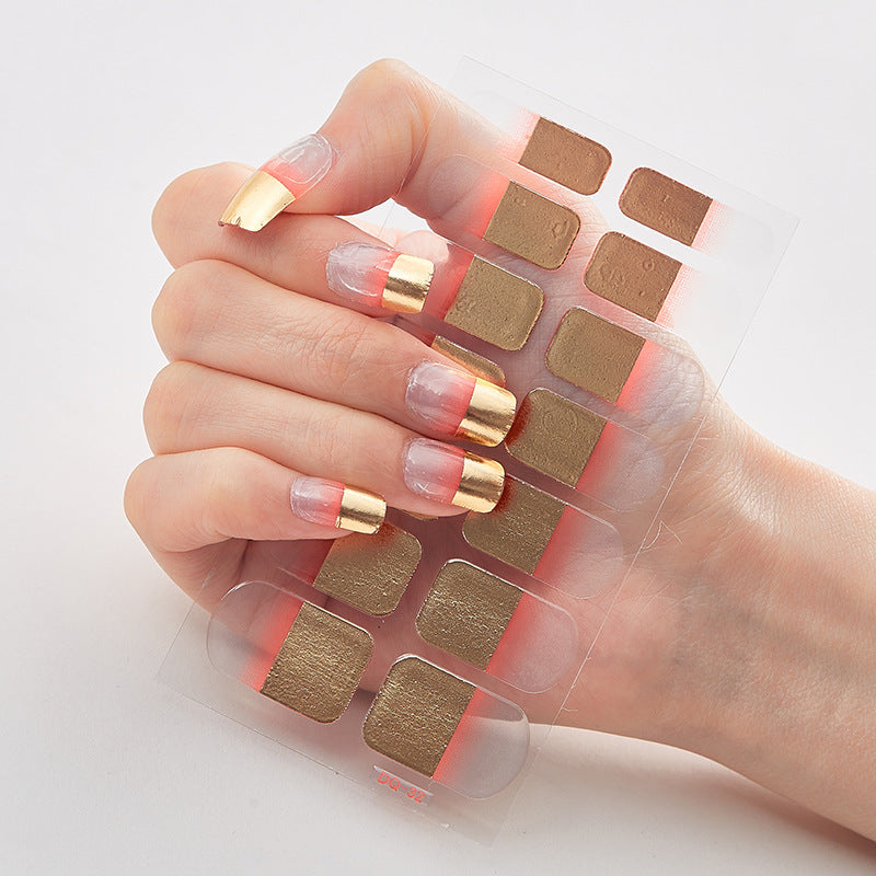 Laser Nail Polish Film Stickers Butterfly Pattern Nail Art Decals