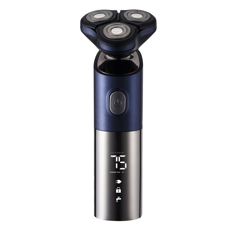 Rechargeable Electric Razor for Whole Body Grooming with LCD Display