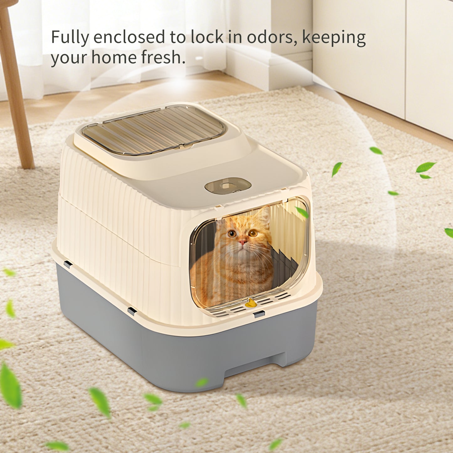 Cruiser Litter Box - Self Pickup Pet Furniture for Cats and Small Animals