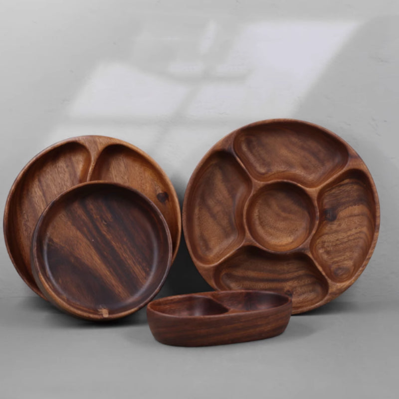 Solid Wood Fruit Bowl for Kitchen Storage - House & Garden
