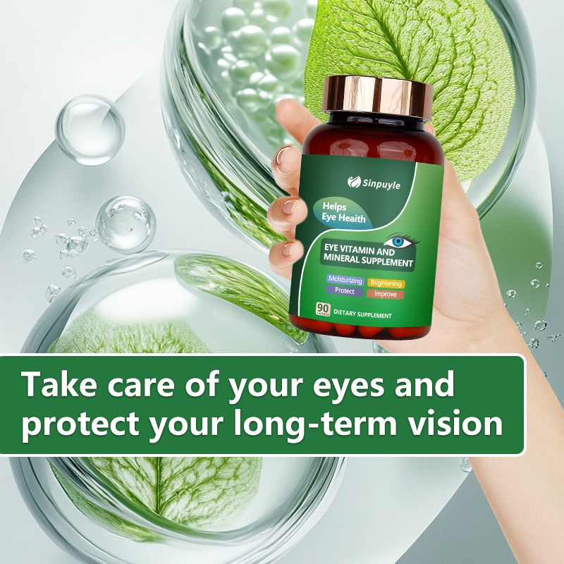 Lutein Eye Health Supplement Capsules - Vitamin & Mineral Vision Support