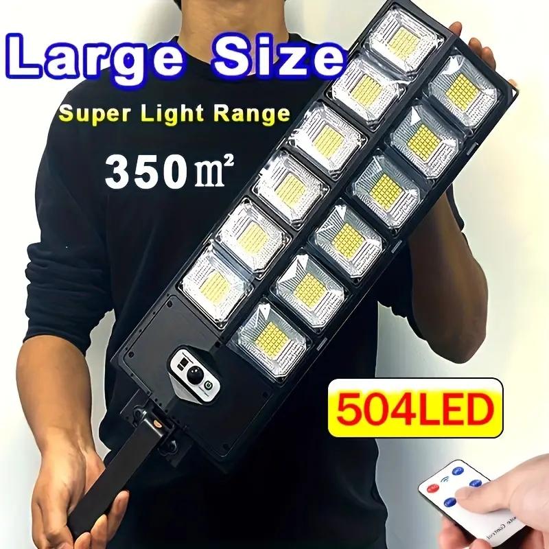 Solar Street Light 360 LED Ultra-Bright Outdoor Garden Lighting - Daylight Mode