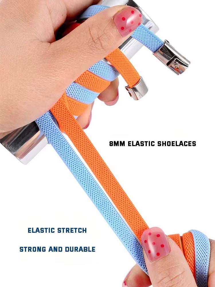 Stretch Magnetic No Tie Shoelaces - Easy Slip-On Shoe Strings