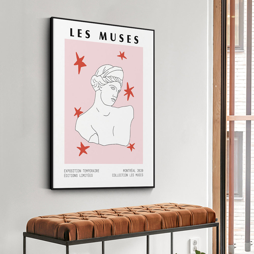 Pearl Living Room Canvas Art Poster - Framed or Frameless Wall Decor