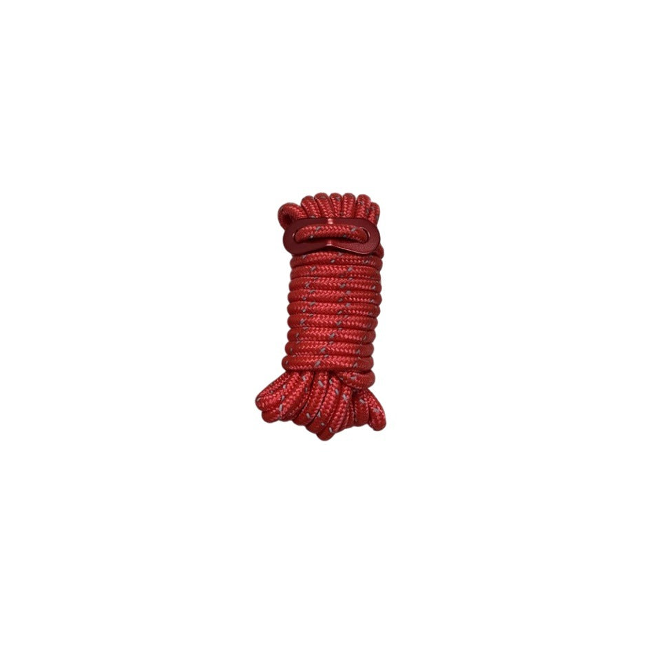 Adjustable Outdoor Pulley Rope Buckle for Tent Tarp - Small Metal Hardware