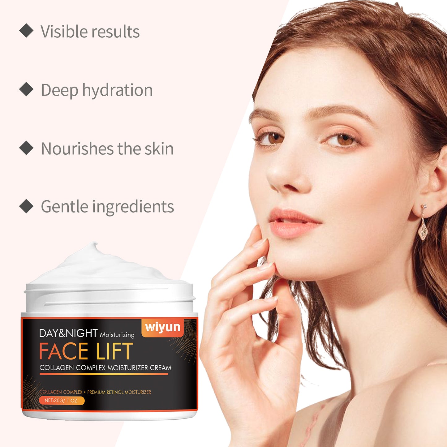 Collagen Firming Face Moisturizer - Deep Hydration Anti-Aging Cream