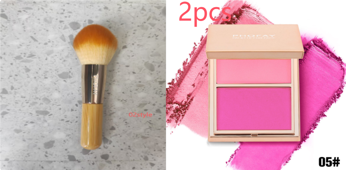 Cream and Powder Blush Duo - Weightless Face Makeup Palette