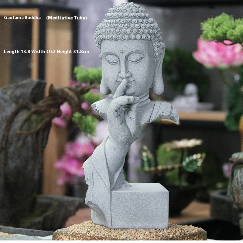 Chinese Buddha Statue Decoration for Garden and Home - Sakyamuni & Amitabha