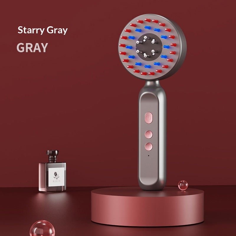Electric Scalp Massage Comb – 3-Speed Hair Growth Roller