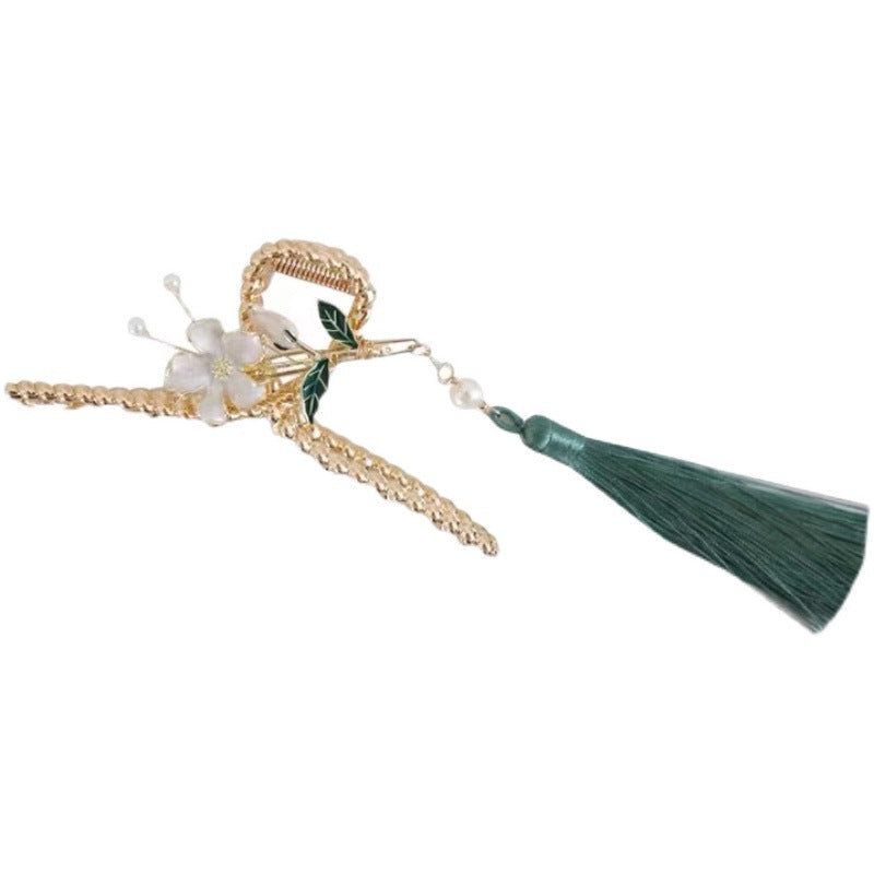 Flower Tassel Hair Clip - Fashion Hair Accessory for Elegant Styles
