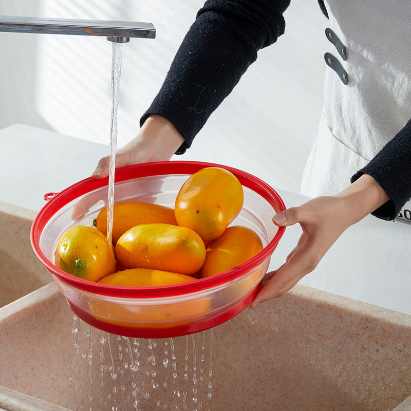 Microwave Splatter Cover Vented Food Guard with Hook Hole - Kitchen Gadget