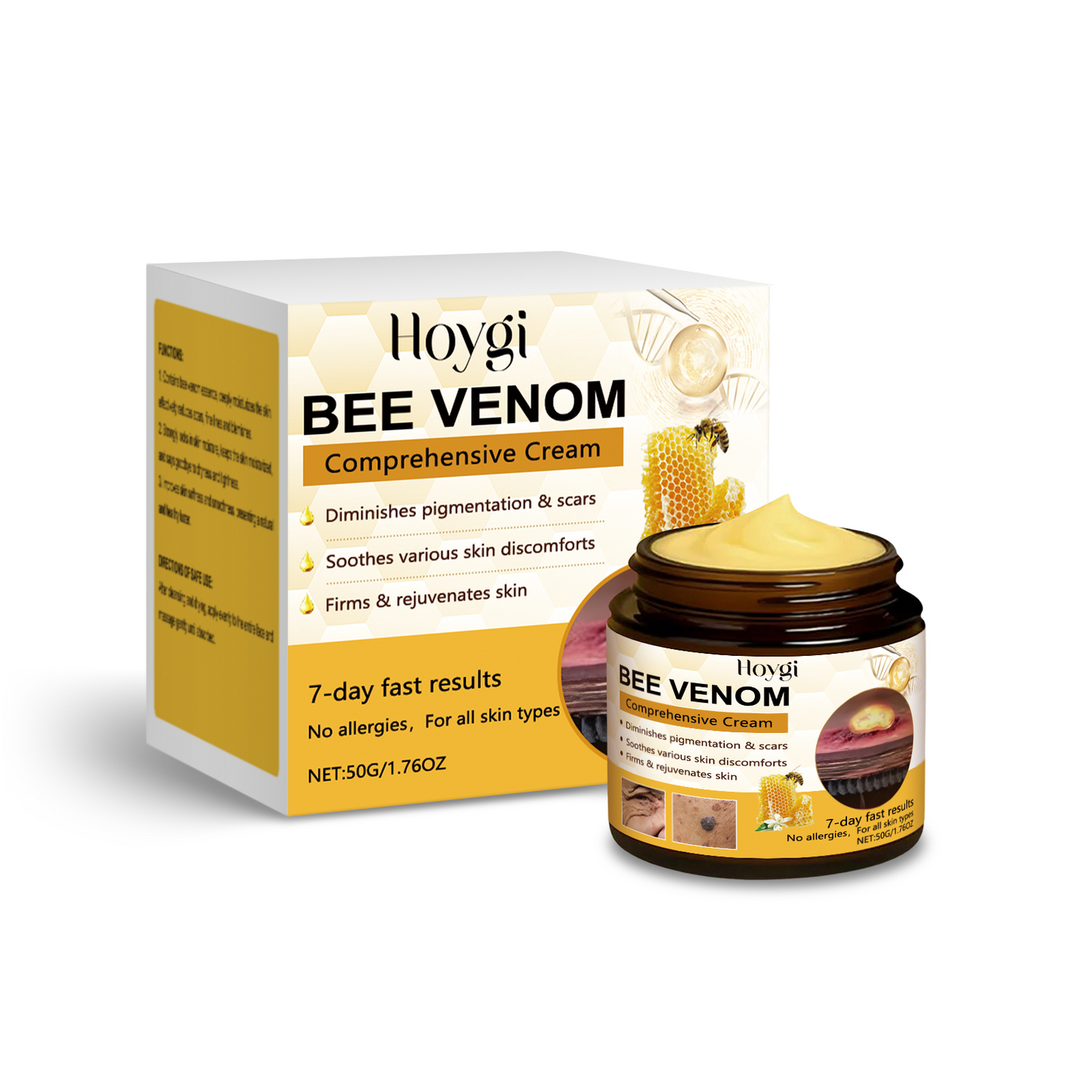 Bee Venom Firming Face Cream with Collagen and Peptides