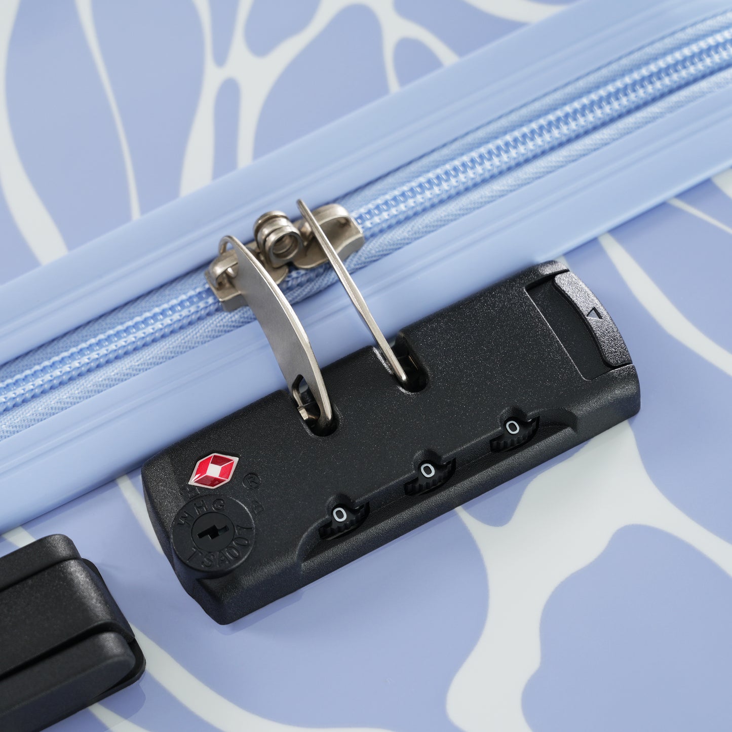 5-Piece ABS Hardside Luggage Set with TSA Lock - Blue