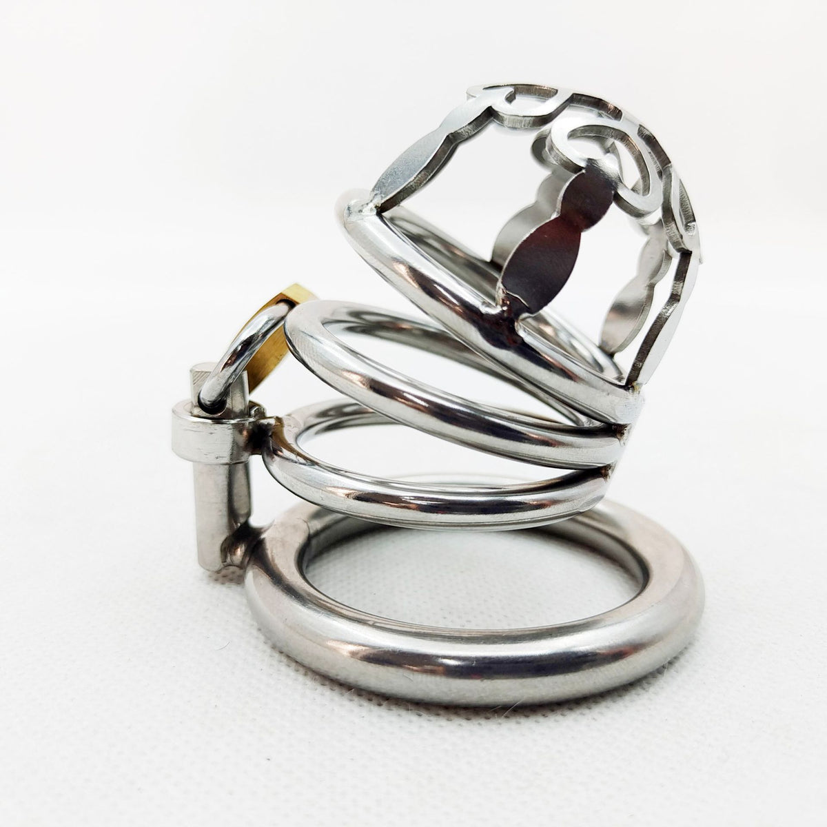 Male Metal Snap Ring Cage for Adult Wellness & Sex Toys - Multiple Sizes