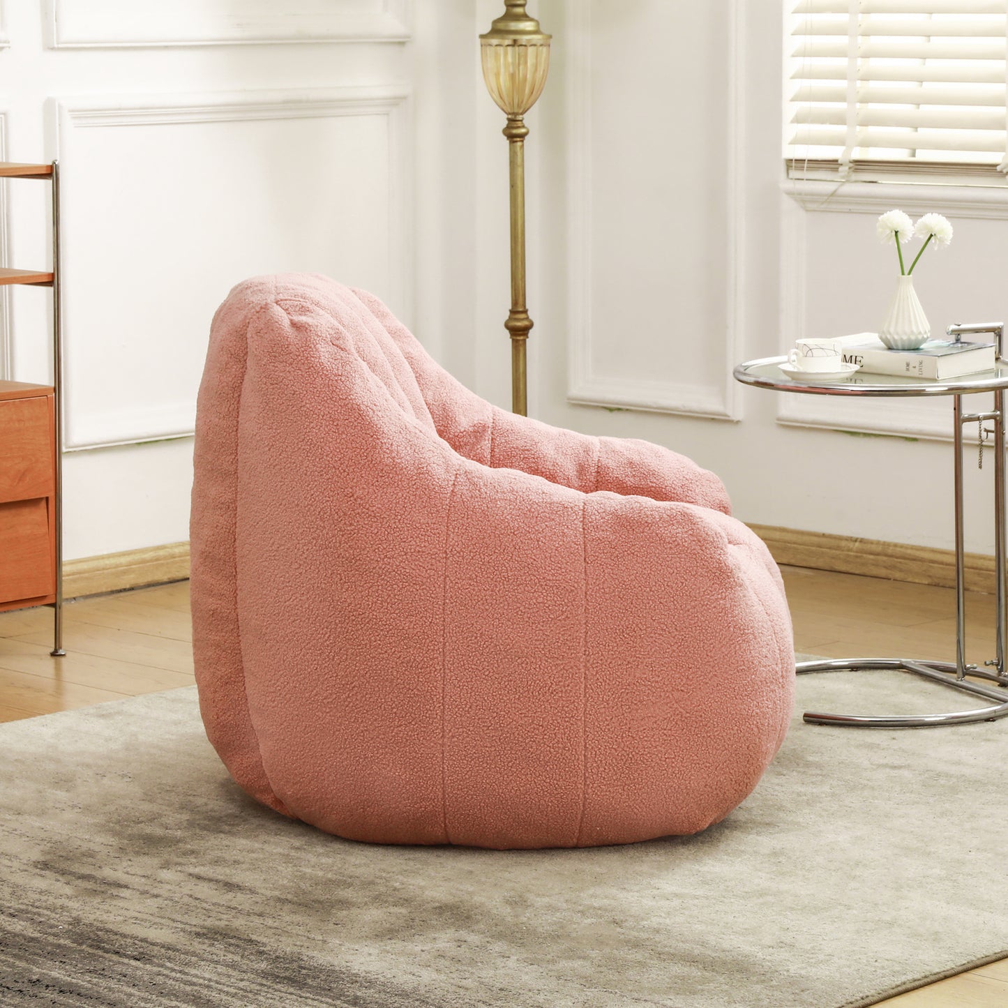 Bean Bag Chair With Filler, Sofa Tufted Soft Stuffed Filling, Fluffy