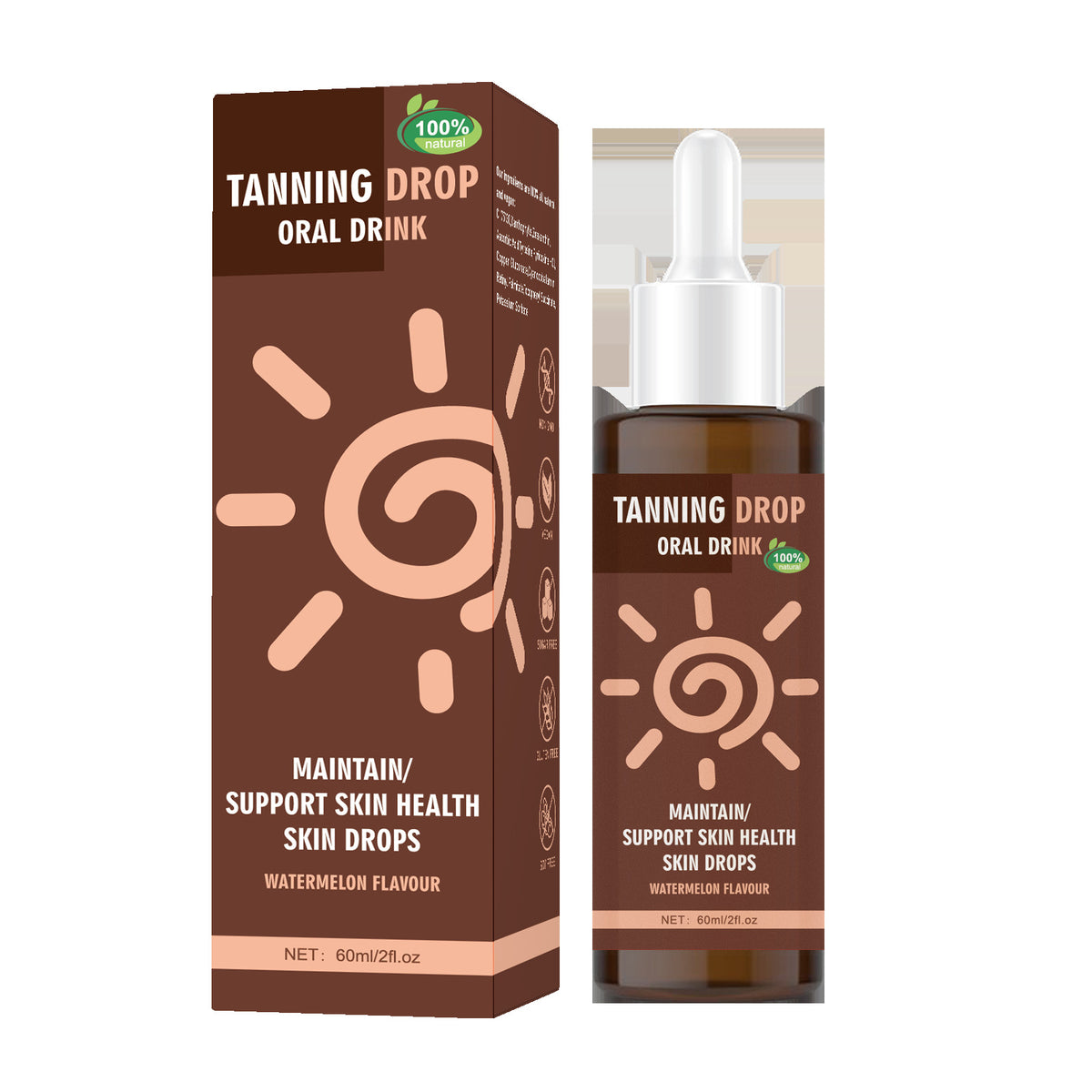 Tanning Drops 60ml Oral - Bronze Skin