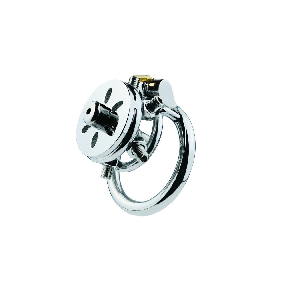 Stainless Steel Chastity Lock with Anti-Escape Features - Multiple Sizes