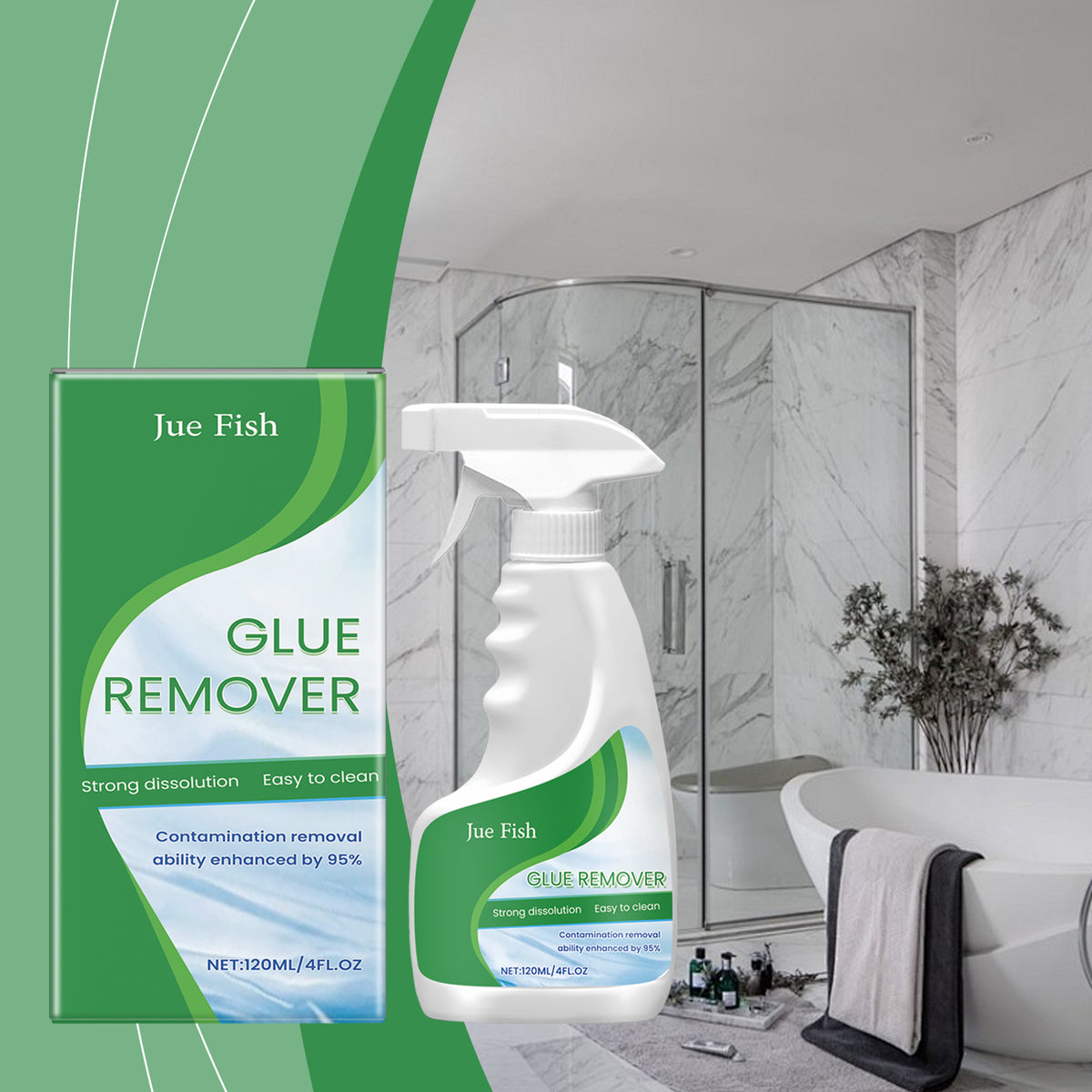 Household Adhesive Remover - 120ml Kitchen Storage Cleaner, Easy to Use