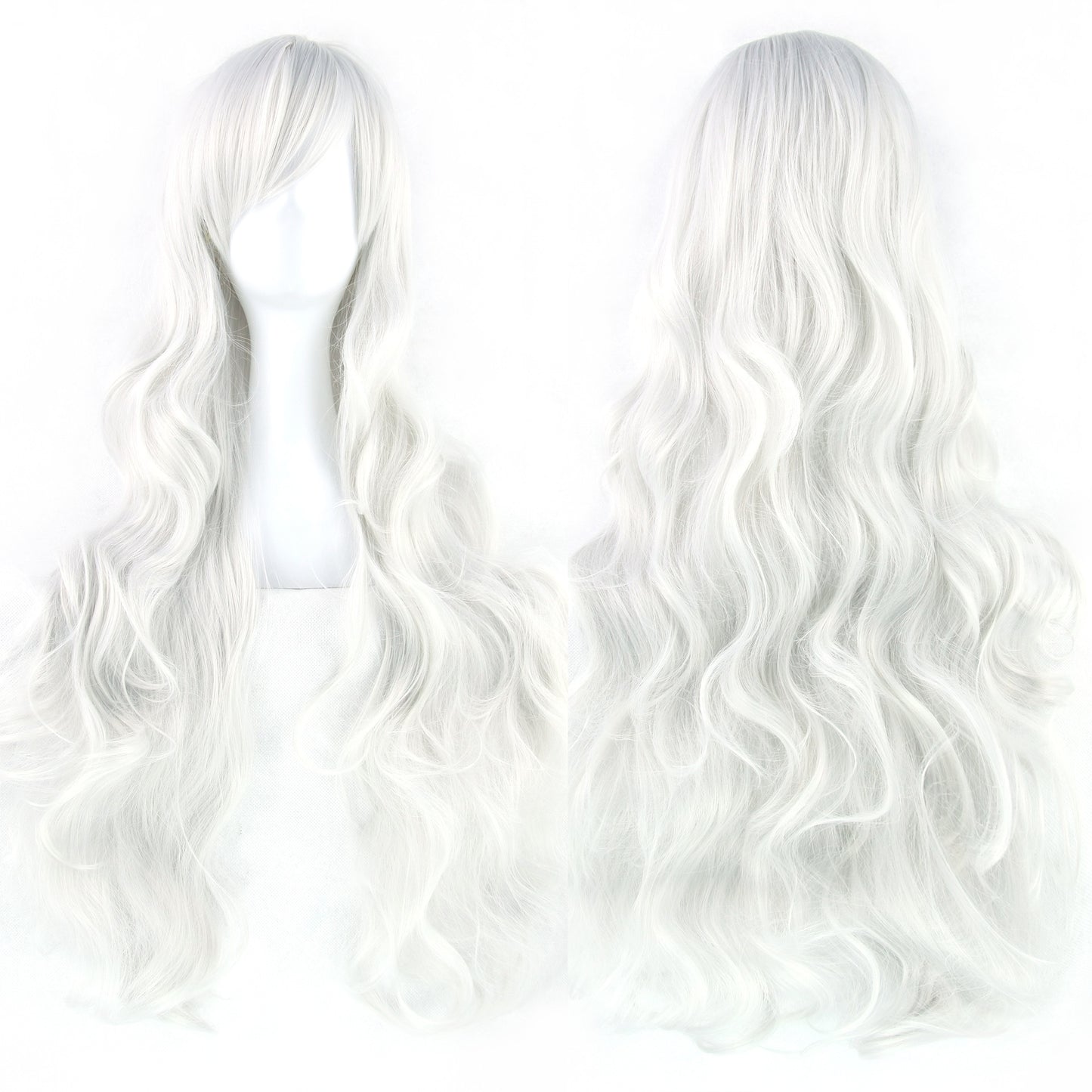 Colorful Cosplay Wig with High-Temperature Fiber, Long Curly Style