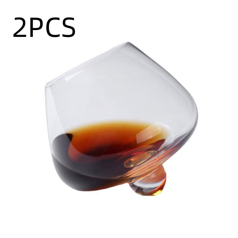 Creative Spinning Whiskey Tumbler Shake Glass - 401ml, Multiple Quantities