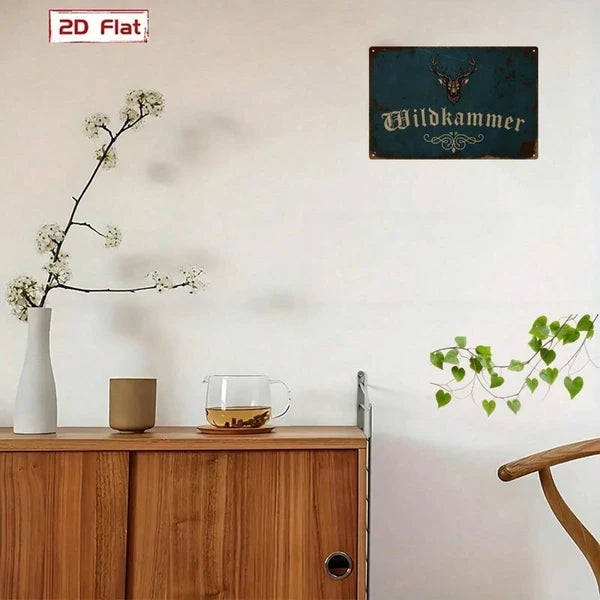 Metal Tin Sign Wall Decoration - 20 cm x 20 cm