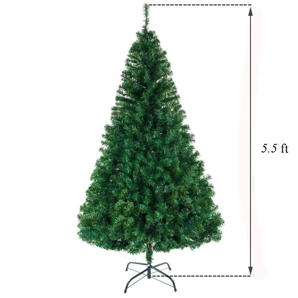 5.5ft Christmas Tree with 850 Branches - Green