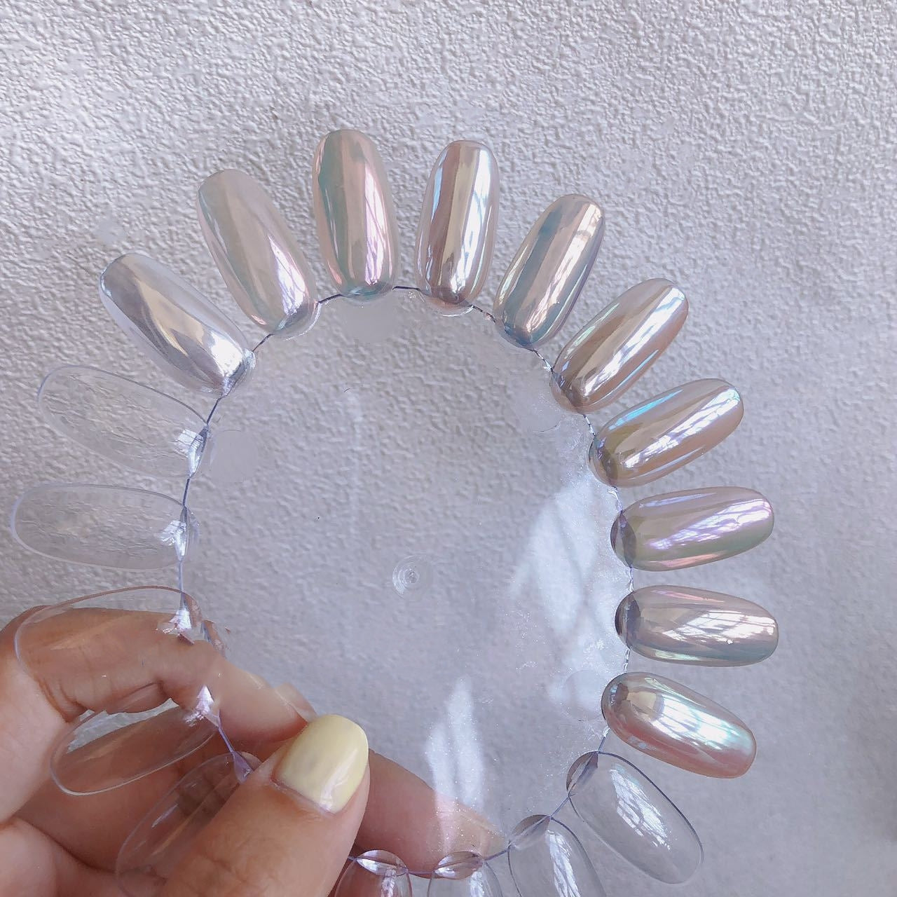 Nail Art Powder Mirror Glitter for Nail Decoration Aurora Effect Beauty Ornament