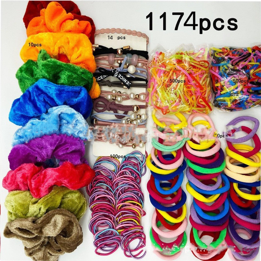 Cute Hair Tie Set for Kids - Colorful Hair Rings