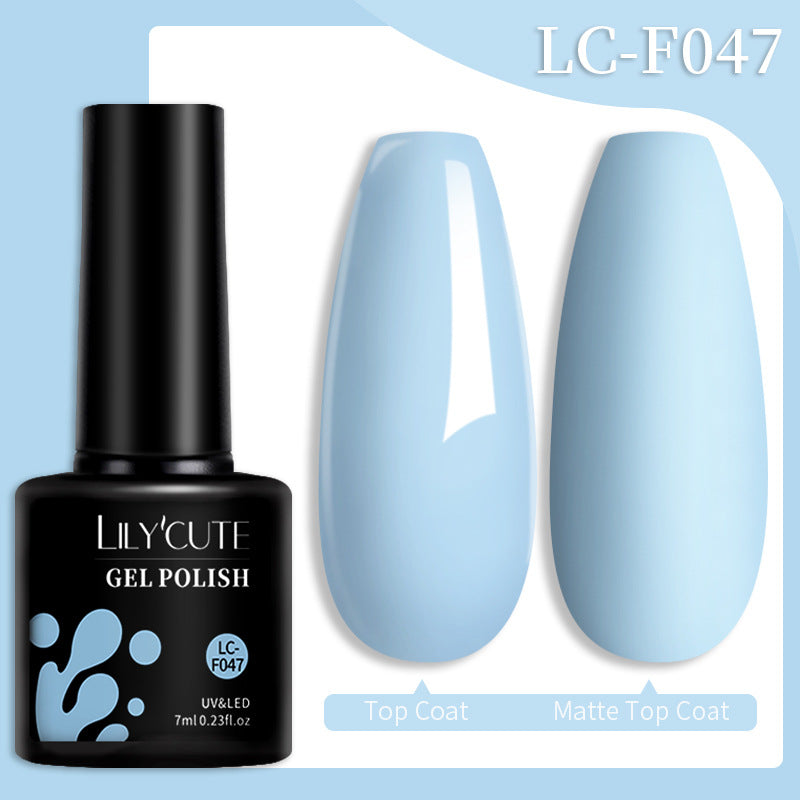 Colored Glitter Nail Glue Set for Nail Art - Waterproof & Non-Flushing