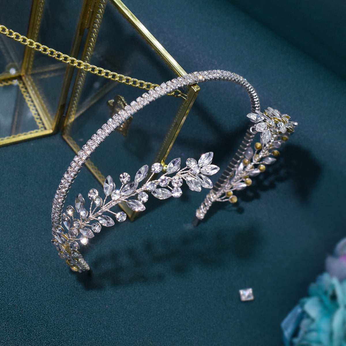 Handmade Rhinestone Headband - Water Diamond Bridal Hair Accessory